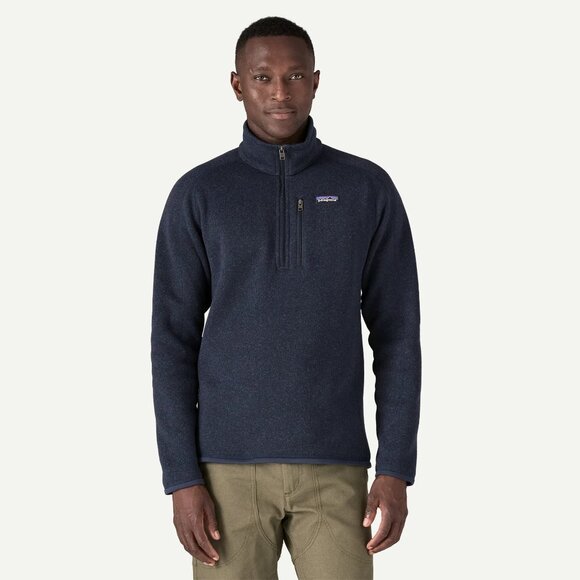 Patagonia Men's Better Sweater 1/4 Zip in Navy Blue - Picture 2 of 3
